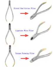 Dental Orthodontic Plier Ligature Wire/Distal End Cutter/Torque Forming Plier
