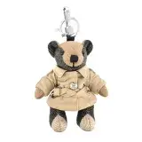 在飛比找遠傳friDay購物優惠-BURBERRY Thomas 泰迪熊風衣造型吊飾鑰匙圈(經