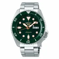 在飛比找Yahoo奇摩購物中心優惠-SEIKO 5 sport運動潮流機械腕錶/綠面4R36-0