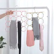 Multi Scarf Hanger Wardrobe Organiser Storage 16/28 Holes Display Tie Belt Hook☁