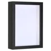 5x7 Shadow Box Frame Wood Dried Flower Photo Frame Floating Photo Frame Black