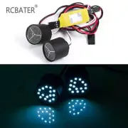 RCBATER RC Headlight LED Lights for Axial 1/10 SCX10 AXI03006 3007 RC Crawler