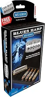 [Hohner] Blues Harp MS Harmonica C/D/E/G/A Pack of 5