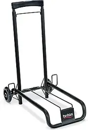 [Britax] Car Seat Travel Cart | Adjustable Handle + Compact Fold + Fits in Airplane Overhead Bin, Black, 42x13.5x5.5 Inch (Pack of 1)