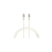 50Pcs 2M Cat 6A Rj45 S Ftp Thin Lszh Network Cable White
