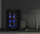 Ionchill 6-Bottle Wine Cooler, Mini Fridge with Wine Rack and Temperature...