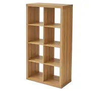 Better Homes & Gardens 8 Cube Storage Organizer – Light Honey Shelf Unit