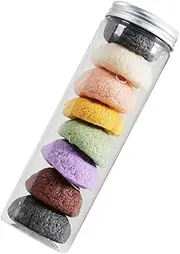 Healeved 8pcs Face Wash Facial Wash Sponges Natural Dish Sponge Sponge Face Makeup Puff Natural Facial Sponges Powder Puff Exfoliating Facial Sponge Gum