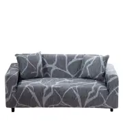 Slipcovers 4 Seater Dark Gray Sofa Cover Elastic Stretchable Slipcover For Living Room
