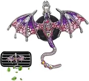 Dragon Air Freshener Vent Clip | Car Diffuser Vent Clip Rhinestone - Bling Dragon Car Air Freshener Vent Clips Cute Vent Clips Decor for Auto Air Outlet