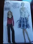 VOGUE #V8372 - LADIES JACKETP ANT & SKIRT PATTERN 14-16-18-20