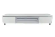 Vicki TV Stand Cabinet Entertainment Unit 2m - High Gloss White