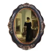 Vintage Picture Frames 5x7 Oval Picture Frame Tabletop and Wall Mount Antique