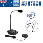 Window Intercom Speaker System Dual-Way Intercommunication Microphone for Bank
