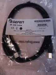 GEFEN 6ft USB High Speed Printer Cable # TID 60000467 USB-A to USB-B New!
