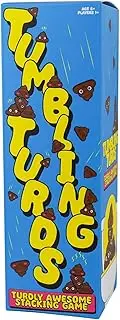 Gift Republic Tumbling Turds Poo-Themed Stacking Game for Kids Fun Portable Tower Building Challenge 16 Pieces Idea