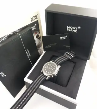 Montblanc萬寶龍1858系列 計時碼錶 42mm  117835  未使用新品