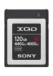 Sony 120GB XQD G Series F 400mb/s Write Speed