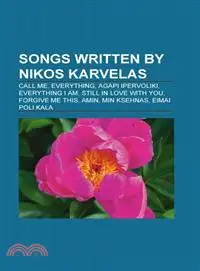 在飛比找三民網路書店優惠-Songs Written by Nikos Karvela