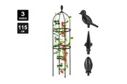 SpringUp Garden Plants Support Metal Obelisk Trellis Climbing Frame Rose Vine Stand 115/145/175CM