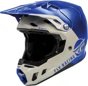 Fly Racing Formula CC Centrum, motocross helmet , color: Blue/Light Grey , size: S