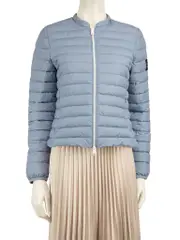 Blue Padded Quilt Jacket