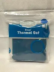 Berkley Jensen Boy's Thermal Set Underwear Top & Pants Medium 10/12 Blue