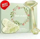 "Jade Roller & Gua Sha Kit Facial Massage Tool for Puffiness Skin Tightening"