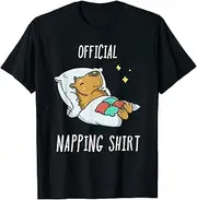 [keoStore] Sleeping Capybara Pajamas Sleepyhead ds4144 T-Shirt