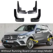 for Mercedes Benz GLC-Class GLC X253 C253 2016 2017 2018 2019 2020 2021 2022 2023 Mud Flaps Splash Guards MudGuard Front Fender Withour door step