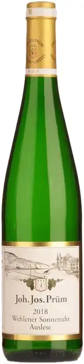 J.J. Prum Wehlener Sonnenuhr Riesling Auslese Goldkapsel 2018 750ml