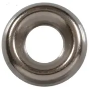 #8 Countersunk Finishing Washers (Pack of 20), for Screws/Bolts/Nails, Nickel