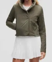 Lululemon Army Green Sleek City Jacket Women's 2 NWT