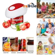 Smooth Felt Kitchen Electric Automatic Bottle Lid Jar One Touch Can Opener Tin