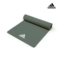 在飛比找PChome24h購物優惠-Adidas輕量波紋瑜珈墊-8mm (草原綠)