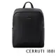 【Cerruti 1881】限量2折 義大利頂級小牛皮後背包 CEZA05323M 全新專櫃展示品(黑色)