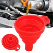 Car Funnel Collapsible Silicone Oil Screen Silicone Space Saving Wash Coolant