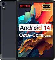 Tablet,10.1" Android Tablet with Octa-core Processor 10GB RAM 128GB ROM HD IPS Touchscreen 8H Battery, Wi-Fi 6, BT 5.0, Dual Camera, Google Tablets 2024