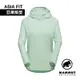 【Mammut 長毛象】Selun FL Sun Hoody AF Women 機能套頭連帽上衣 薄荷綠 女款 #1016-01410