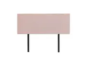 Linen Fabric Double Bed Deluxe Headboard Bedhead - Pale Pink