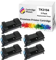 5-Pack Non-Genuine Toner Cartridge for Kyocera TK-3194 (25,000 Pages) for Kyocera P3055DN P3060DN