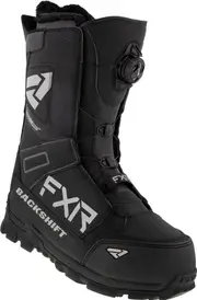 FXR Backshift BOA Snowmobile Boots, black, Size 40 for Men