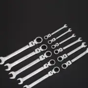 Flexible Ratchet Wrench 6-32mm Spanner Gear Ring Ratcheting Metric Flex Head