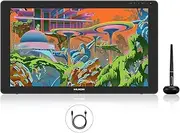 HUION KAMVAS 22 Plus Pen Display Graphics Drawing Tablet with Full-Laminated QD LCD Screen 140% s RGB Android Support Battery-Free Stylus 8192 Pen Pressure Tilt Adjustable Stand - 21.5inch