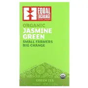 Equal Exchange, Organic Jasmine Green, Green Tea, 20 Tea Bags, 1.41 oz (40 g)