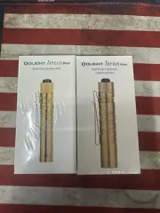 Olight I3T EOS And I5T EOS Brass Set Slim EDC AAA Flashlight