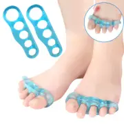 Silicone Gel Toe Separator Soft Bunion Orthopedic Hallux Valgus Foot Care 1Pairs