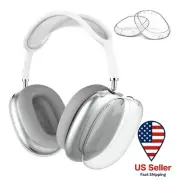 Case Cover for AirPods Max - Clear Soft TPU Ear Cups Cover -Scratch Protector