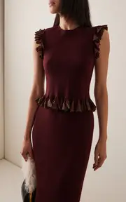 [Ulla Johnson] Leila Sunburst-Knit Top