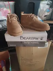 BEARPAW Skye Lace-Up Boots | Suede Upper | Wool Blend Lining